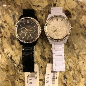 2 Brand New Fossil watches